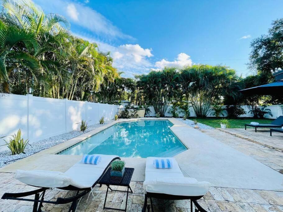 Vila Tropical Oasis House Private Pool Family Yard Fort Lauderdale Exteriér fotografie